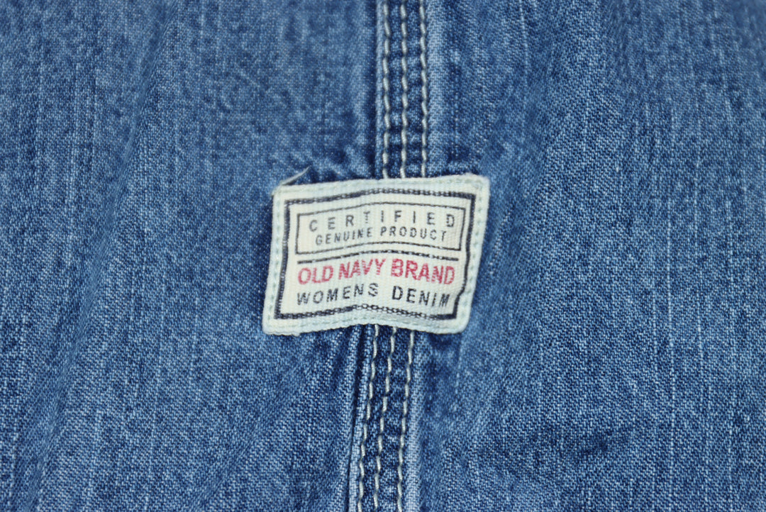 Old Navy Salopette di Jeans Denim Taglia L Unisex