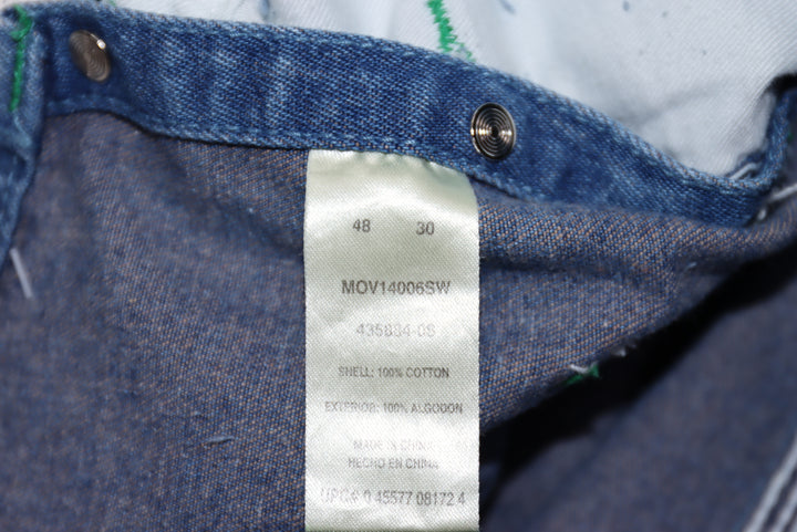 Liberty Salopette di Jeans Denim Taglia W48 L30 Uomo