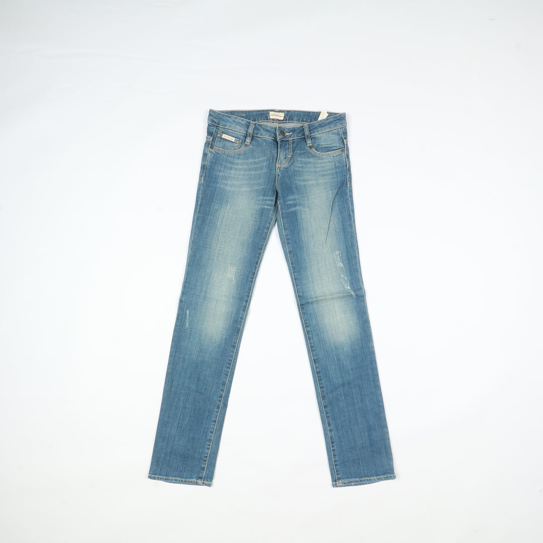 Calvin Klein Slim Stretch Jeans Denim W25 Donna