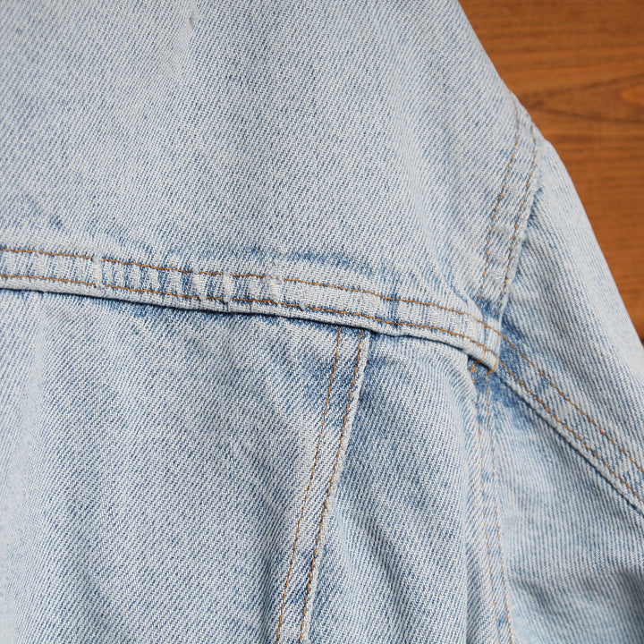 Wampum Giacca di Jeans Vintage Denim Taglia S Unisex