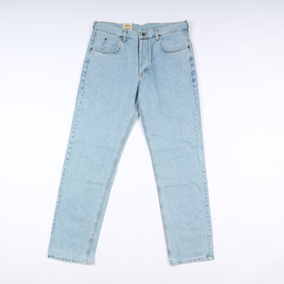 Lee Chicago Super Stone Wash W38 L34 Denim Uomo Vita Alta Dead Stock w/Tags