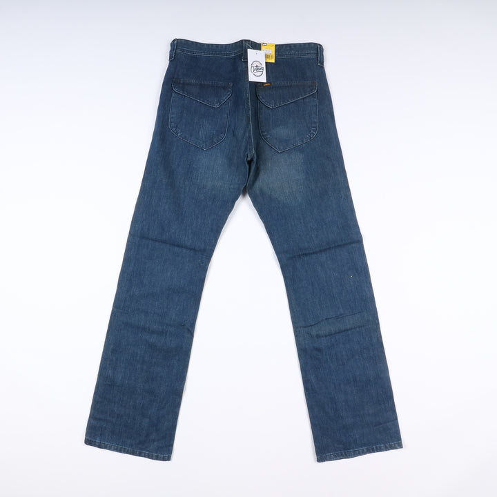 Lee Whizit Pant W32 L34 Denim Uomo Vita Alta Nuovo Dead Stock w/Tags