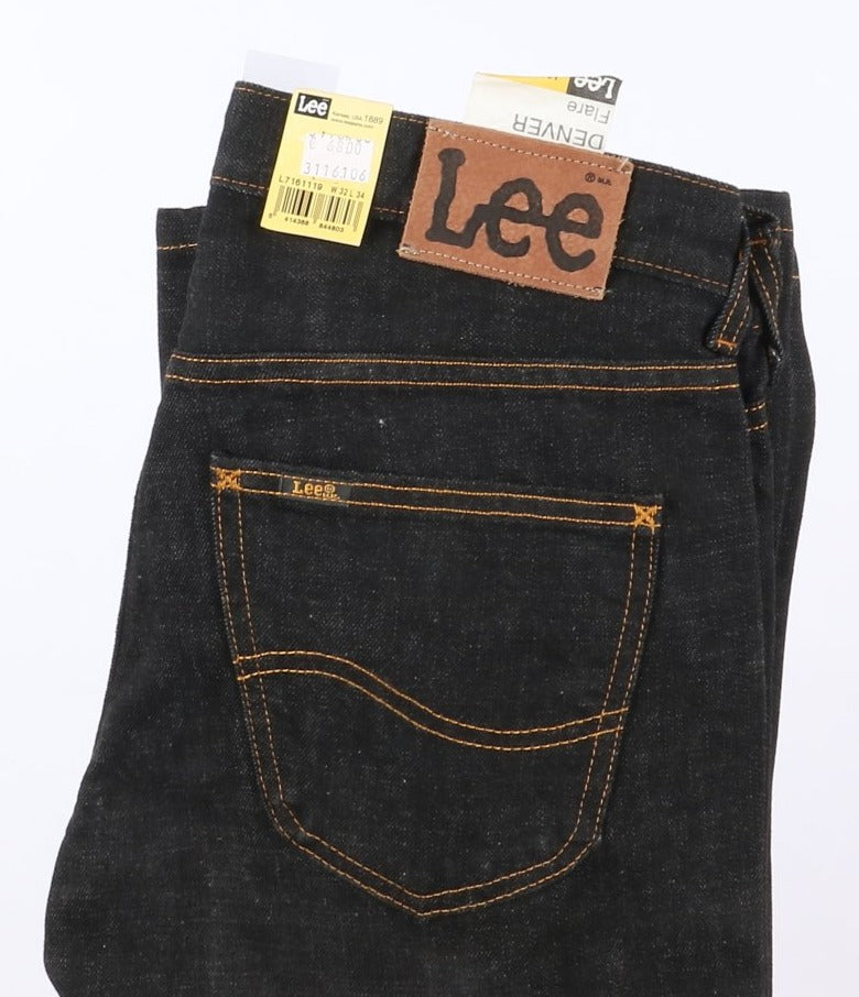 Lee Denver Flare Bootcut W32 L34 Denim Unisex Vita Alta Dead Stock w/Tags