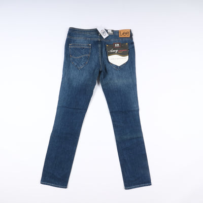 Lee Lynn Slim Narrow W32 L33 Denim Donna Vita Bassa Nuovo Dead Stock w/Tags