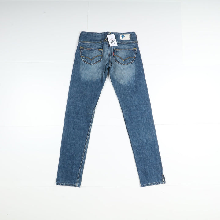 Levi's 4017 Slim Fit W28 L34 Denim Donna Vita Bassa