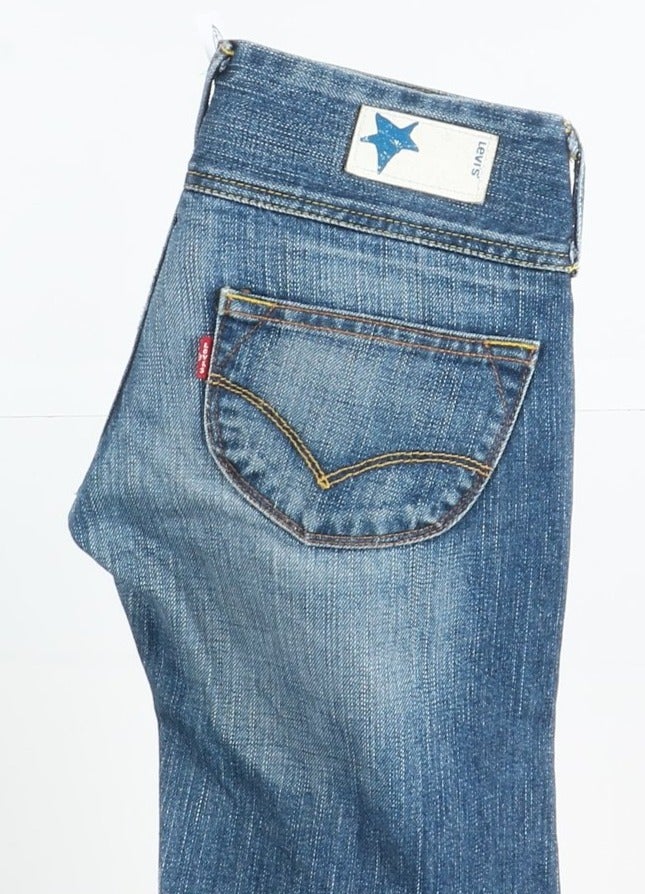 Levi's 4017 Slim Fit W28 L34 Denim Donna Vita Bassa