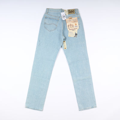 Lee Chicago Super Stone Wash W32 L34 Denim Unisex Vita Alta Dead Stock w/Tags