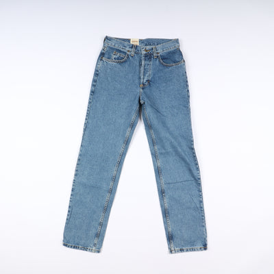 Lee Chicago Super Stone Wash W31 L32 Denim Unisex Vita Alta Dead Stock w/Tags
