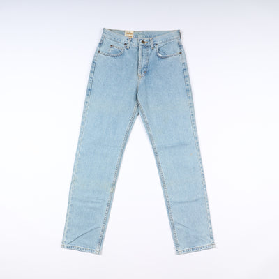 Lee Chicago Super Stone Wash W31 L32 Denim Unisex Vita Alta Dead Stock w/Tags