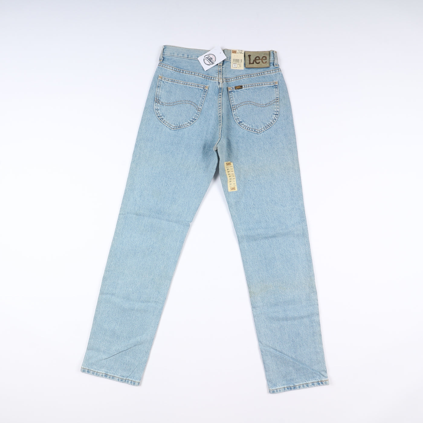 Lee Chicago Super Stone Wash W31 L32 Denim Unisex Vita Alta Dead Stock w/Tags