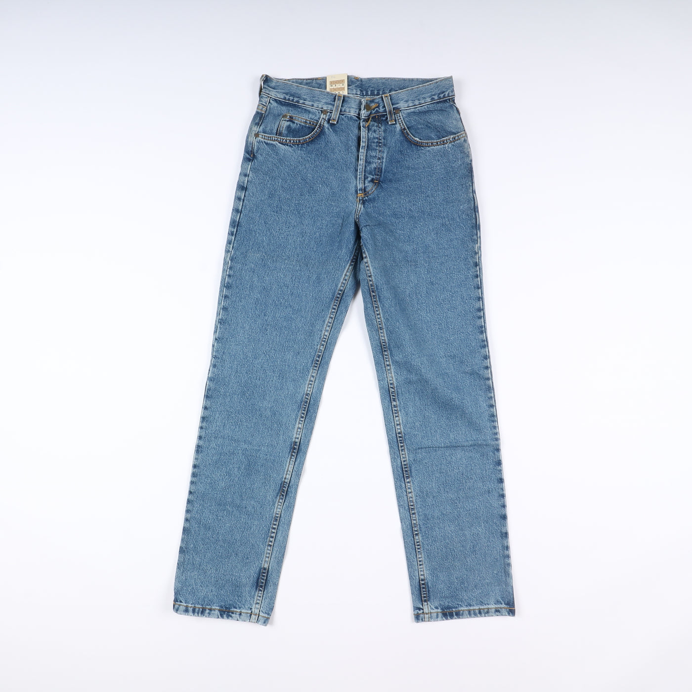 Lee Chicago Super Stone Wash W31 L32 Denim Unisex Vita Alta Dead Stock w/Tags
