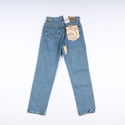 Lee Chicago Super Stone Wash W31 L32 Denim Unisex Vita Alta Dead Stock w/Tags
