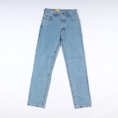 Lee Chicago Super Stone Wash W31 L34 Denim Unisex Vita Alta Dead Stock w/Tags