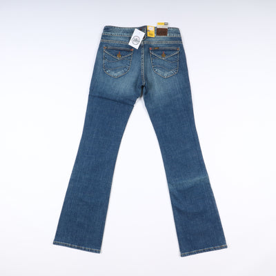 Lee Leola Boot Cut Slim Fit W31 L35 Denim Donna Vita Bassa Nuovo Dead Stock w/Tags