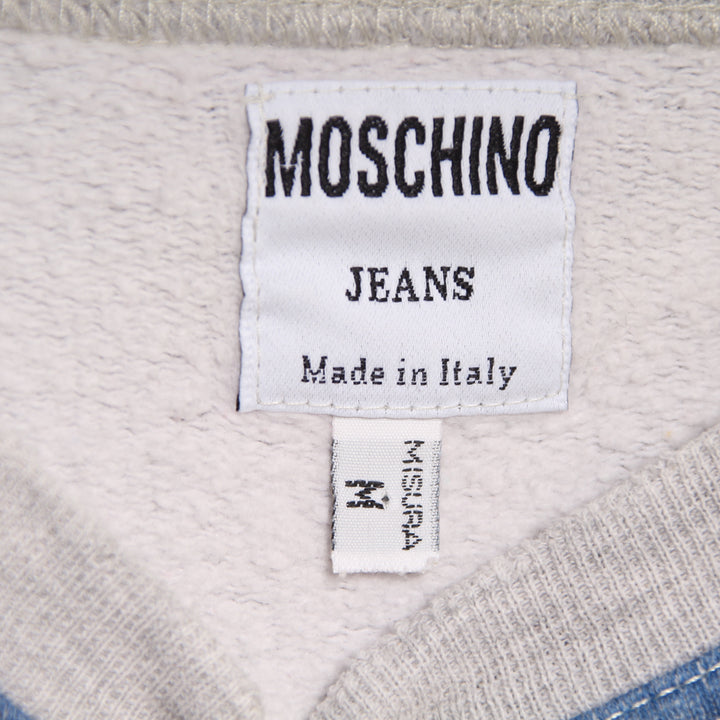 Moschino Jeans Felpa Grigio Taglia M Donna