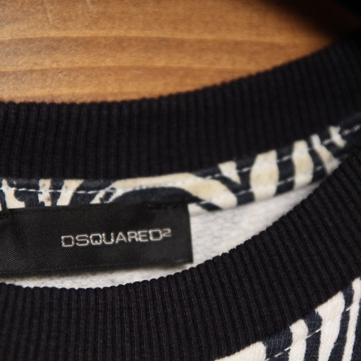 Dsquared 2 Felpa Blu Taglia S Unisex