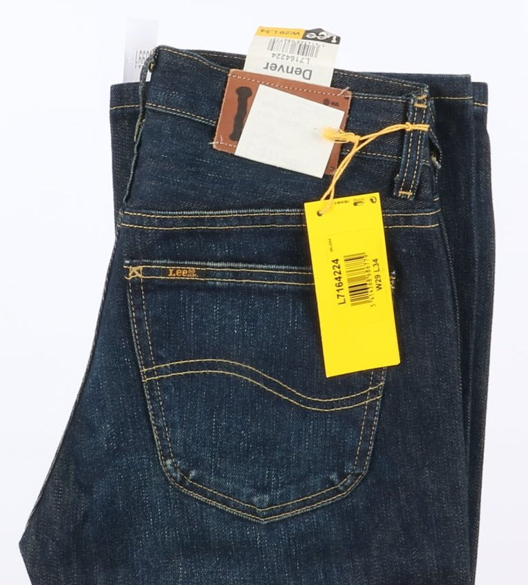 Lee Denver Flare Boot Cut W29 L34 Denim Unisex Vita Alta Dead Stock w/Tags