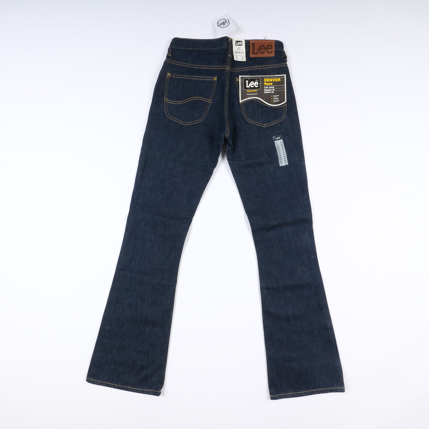 Lee Denver Flare Boot Cut W29 L34 Denim Unisex Vita Alta Dead Stock w/Tags