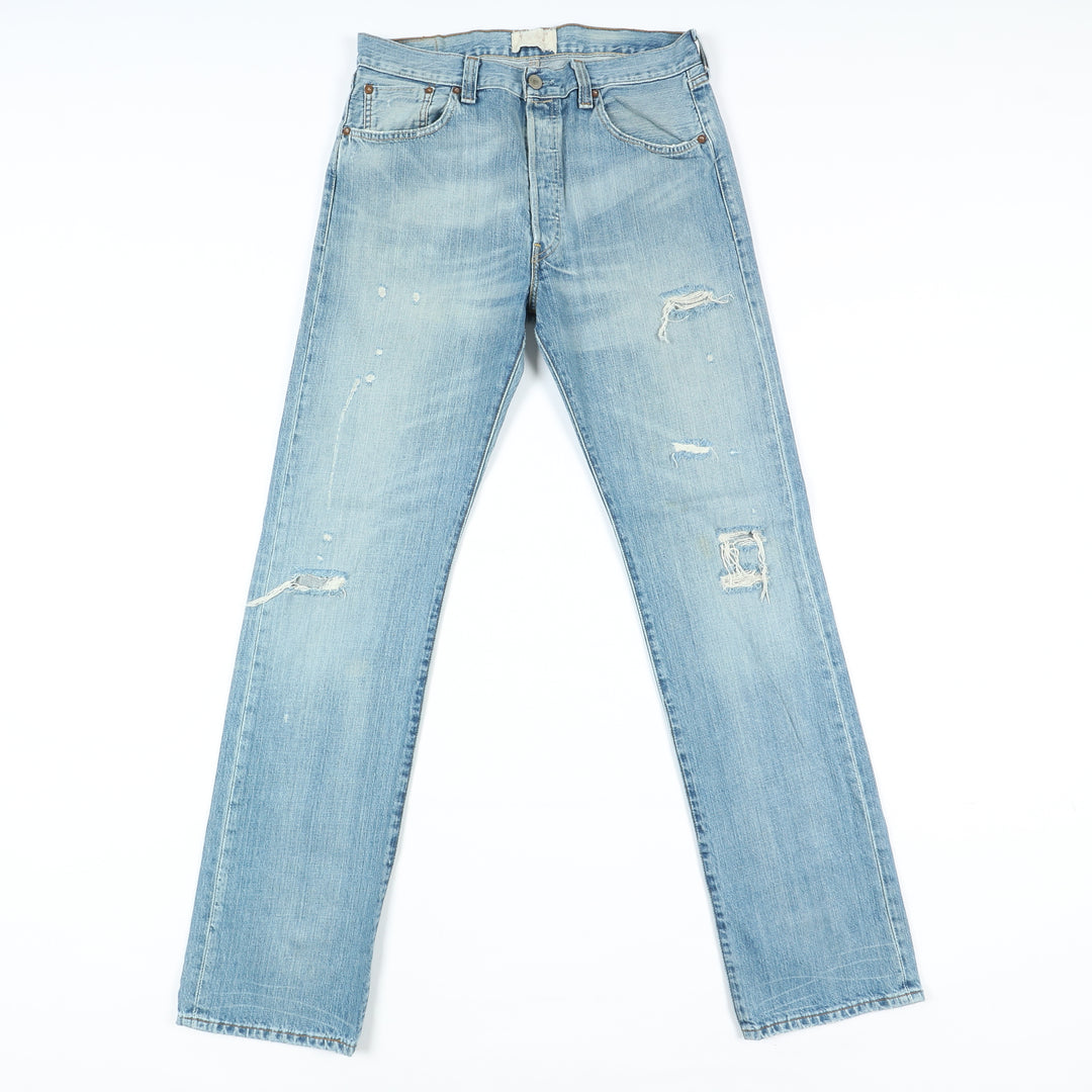 Levi's 501 Rivets 1947 Jeans Vintage Denim W34 L36 Unisex Vita Alta Limited Edition