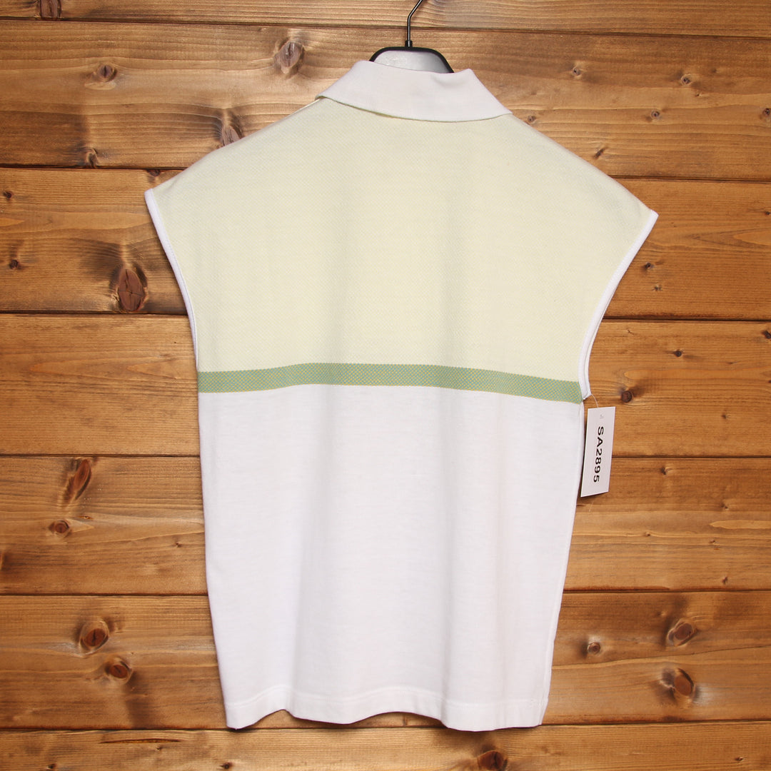 Adidas Polo Vintage 70' Bianco e Giallo Taglia 46 Uomo