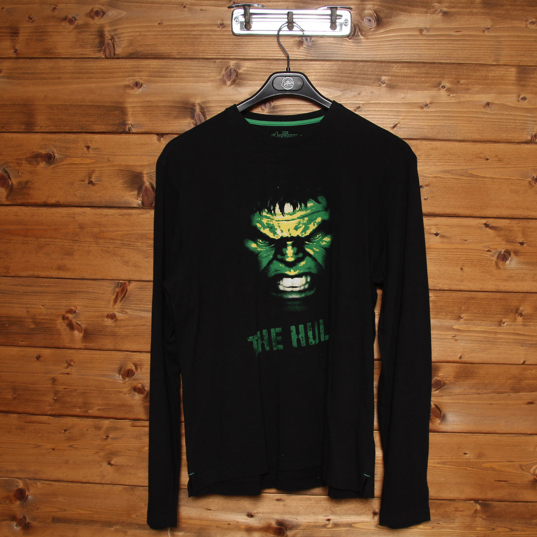 Marvel Avengers Hulk Maglia Nera Taglia M Uomo