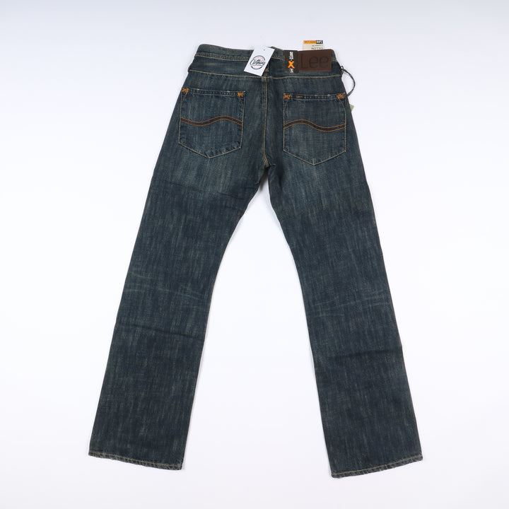 Lee Dillon Loose Fit W29 L34 Denim Uomo Vita Alta Nuovo Dead Stock w/Tags