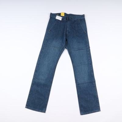 Lee Whizit Pant W29 L34 Denim Uomo Vita Alta Nuovo Dead Stock w/Tags