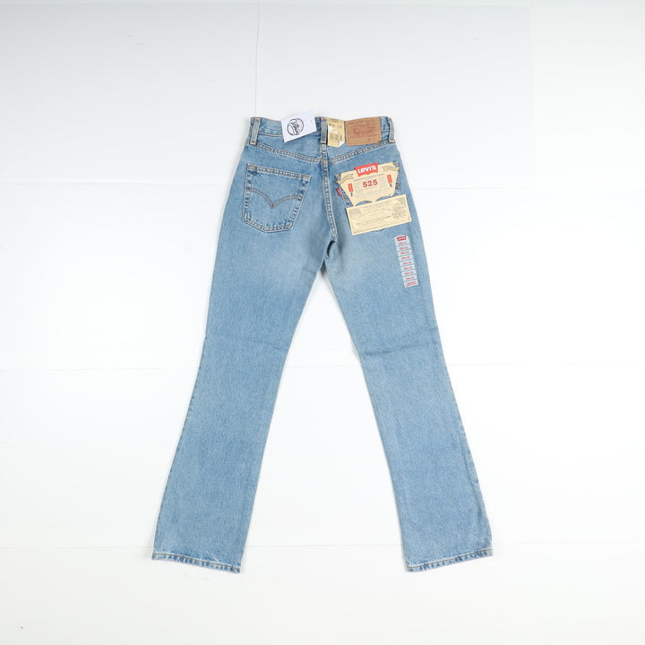 Levi's 525 Bootcut Jeans W26 L32 Denim Donna Vita Alta Dead Stock* w/Tags