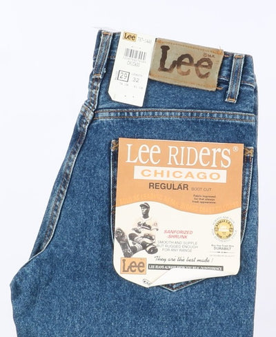 Lee Chicago W29 L32 Denim Unisex Vita Alta Dead Stock w/Tags