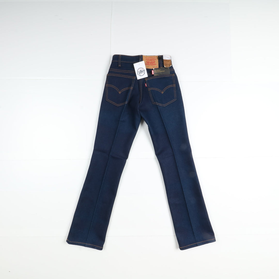 Levi's 417 Sta Prest Bootcut Jeans W27 L32 Denim Unisex Vita Alta Dead Stock* w/Tags