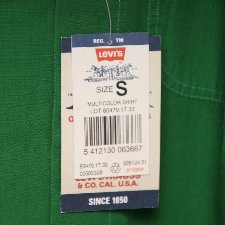 Levi's White Tab Camicia Verde Taglia S Uomo w/Tags