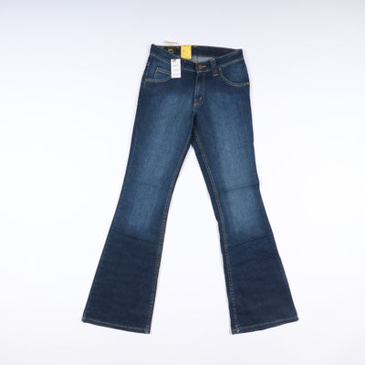 Lee Felton Flare Boot Cut Stretch W28 L33 Denim Unisex Vita Alta Nuovo Dead Stock w/Tags