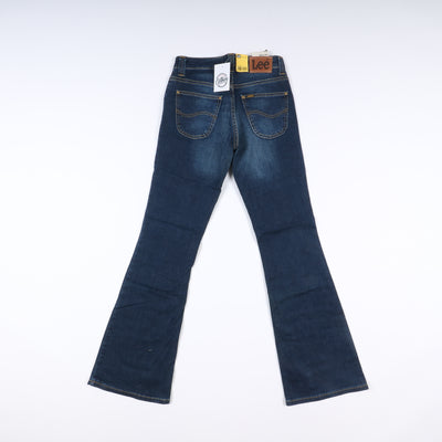 Lee Felton Flare Boot Cut Stretch W28 L33 Denim Unisex Vita Alta Nuovo Dead Stock w/Tags