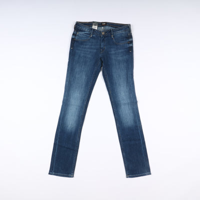 Lee Lynn Narrow Slim Stretch W28 L33 Denim Donna Vita Bassa Nuovo Dead Stock w/Tags