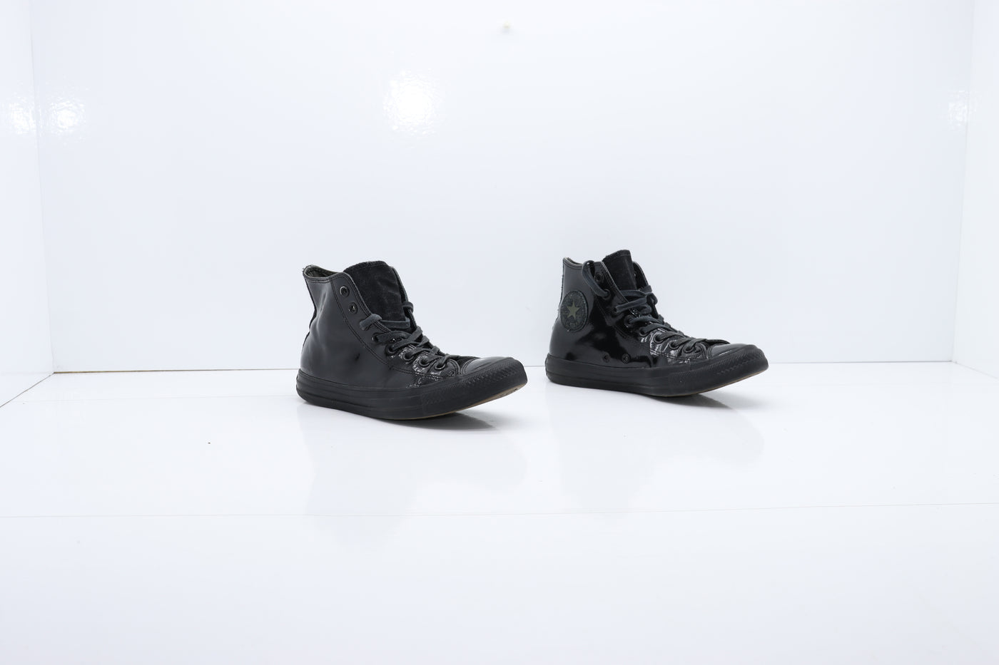 Converse All Star Alte Nero Lucido Eur 39.5 Donna