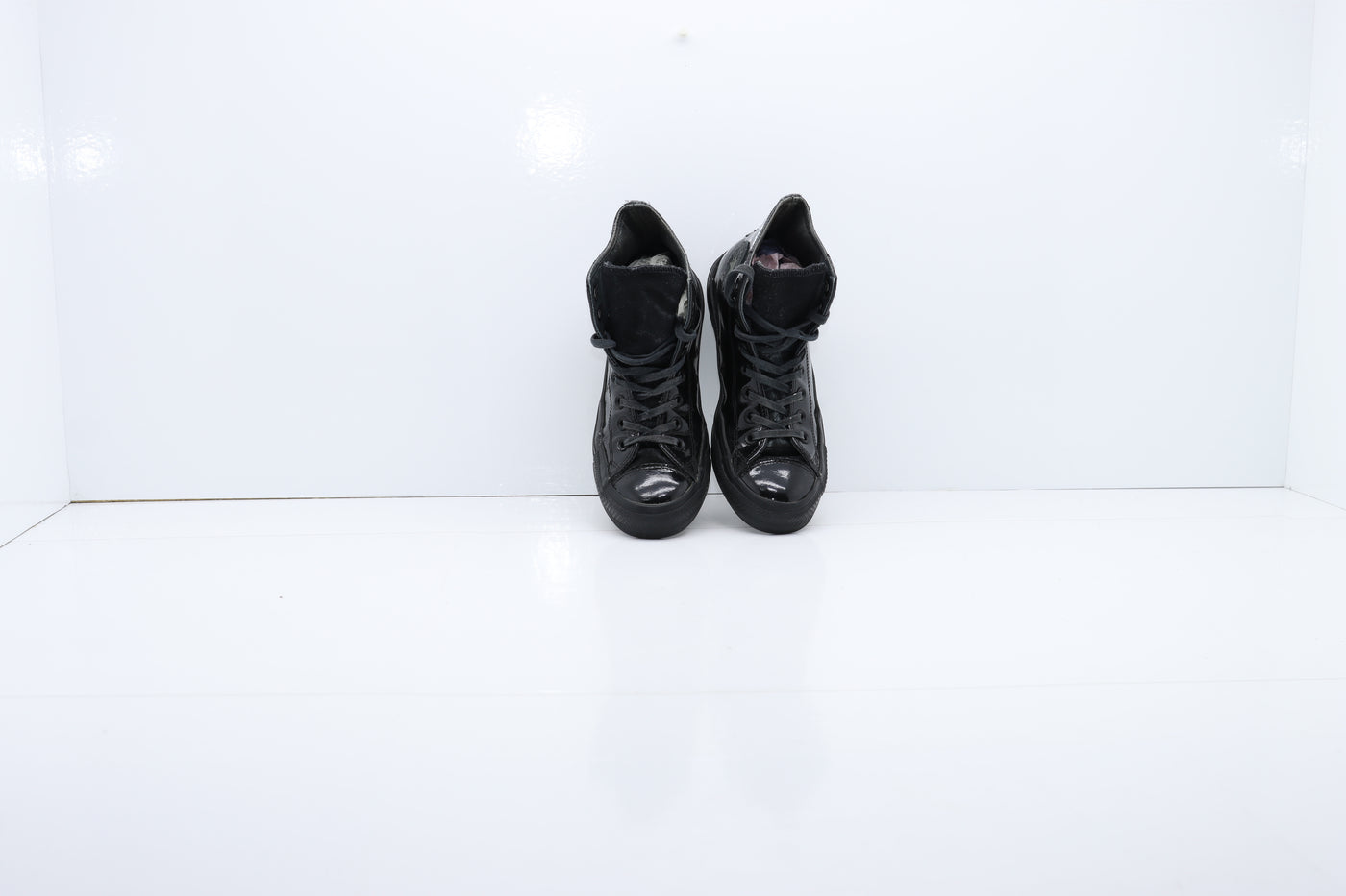 Converse All Star Alte Nero Lucido Eur 39.5 Donna