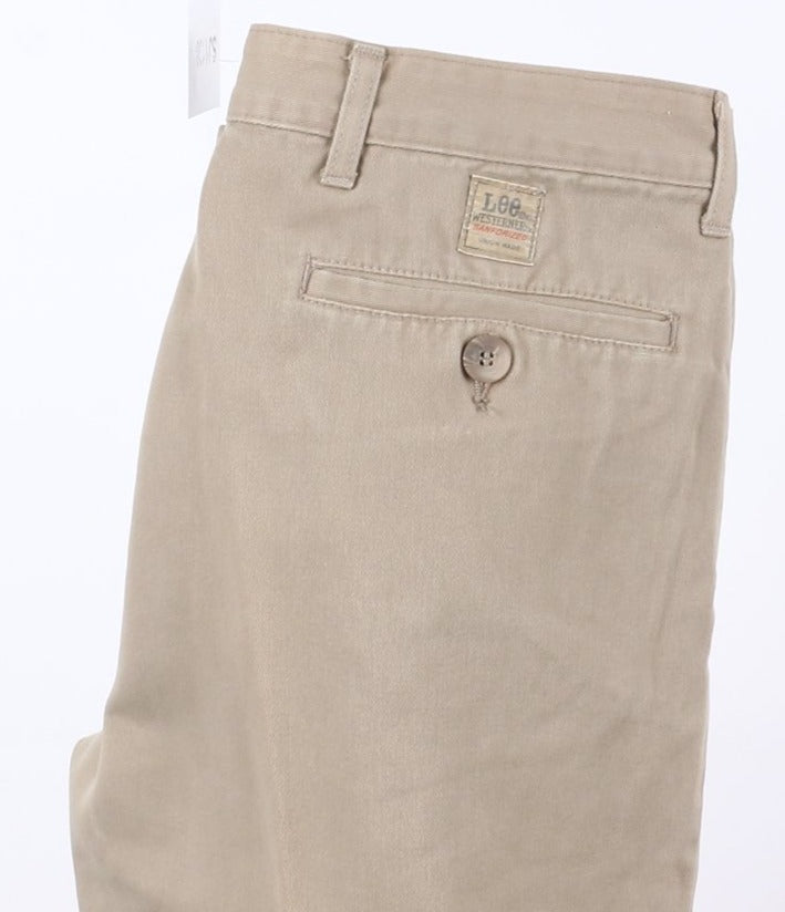 Lee Jefferson W32 L32 Beige Uomo Vita Alta Nuovo Dead Stock w/Tags