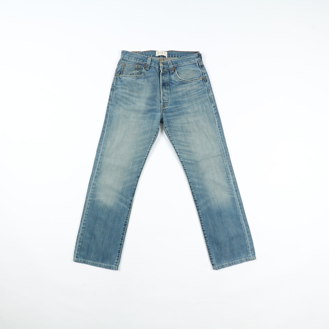 Levi's 501 Rivets 1947 Jeans Vintage Denim W31 L34 Unisex Vita Alta Limited Edition