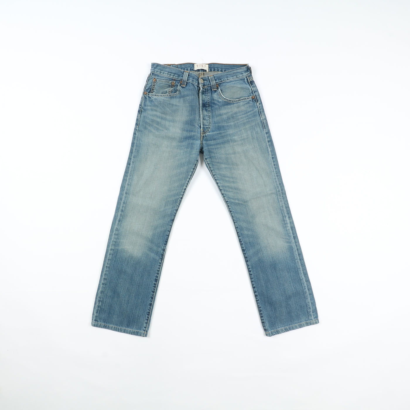 Levi's 501 Rivets 1947 Jeans Vintage Denim W31 L34 Unisex Vita Alta Limited Edition