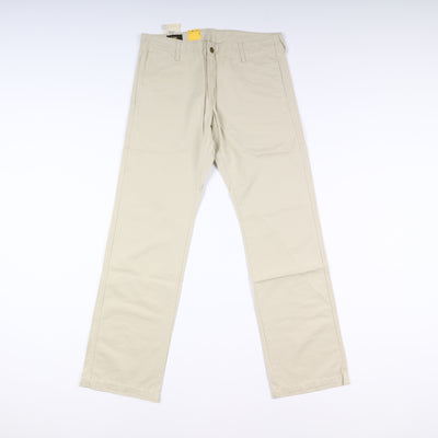 Lee Pilot Pant W34 L36 Beige Uomo Vita Alta Nuovo Dead Stock w/Tags