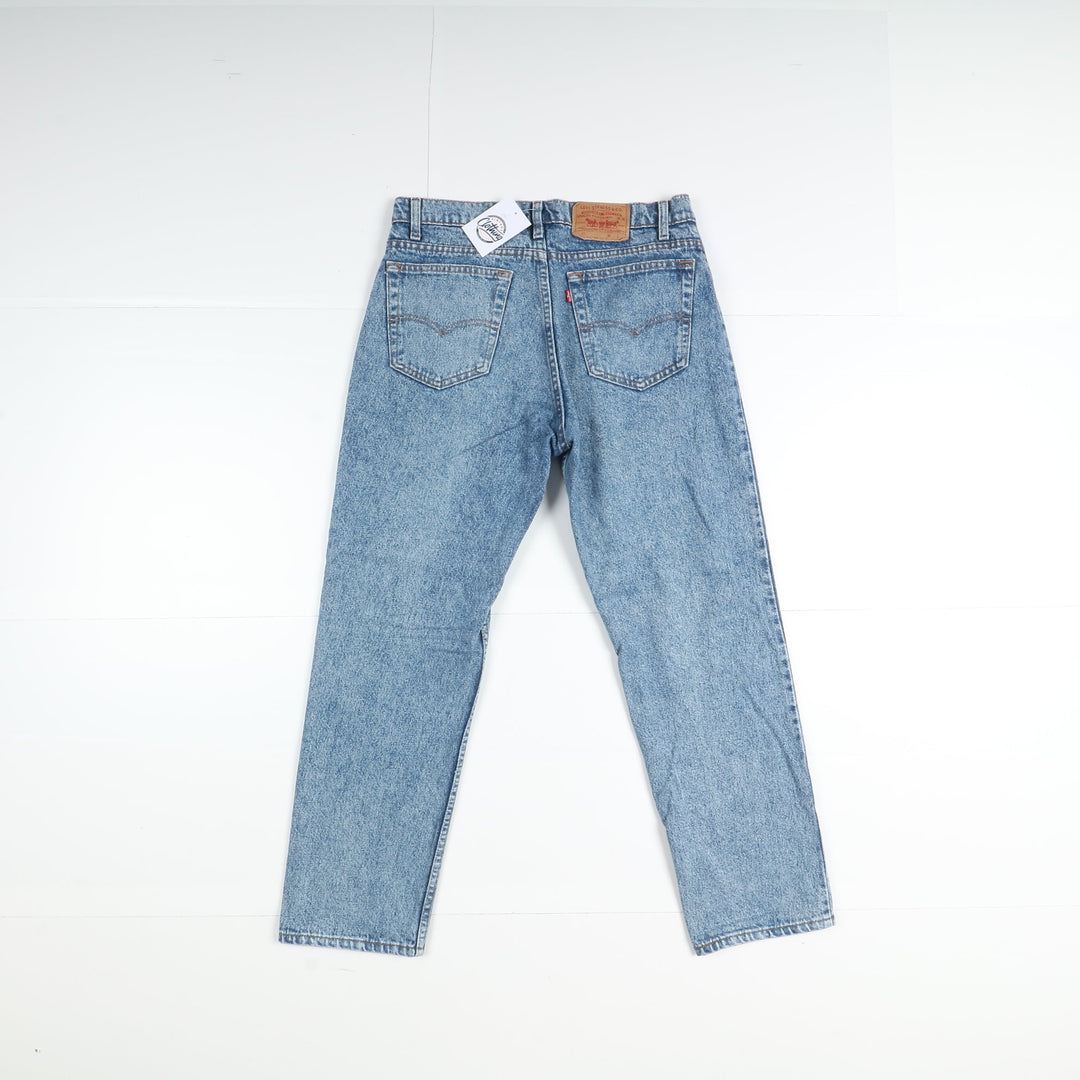 Levi's 501 Jeans W33 L30 Denim Unisex Vita Alta Made in USA