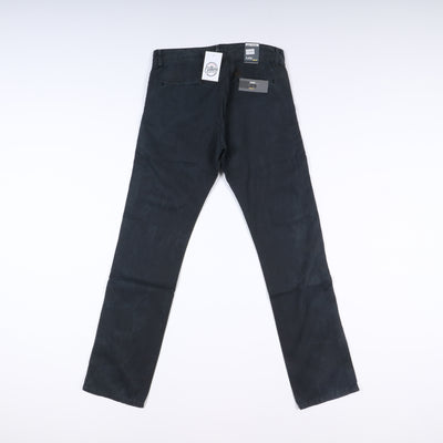 Lee Zed Chino Slim W31 L34 Blu Uomo Vita Alta Nuovo Dead Stock w/Tags