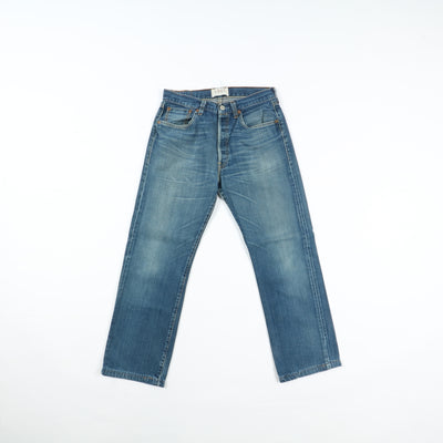 Levi's 501 Rivets 1947 Jeans Vintage Denim W32 L34 Unisex Vita Alta Limited Edition
