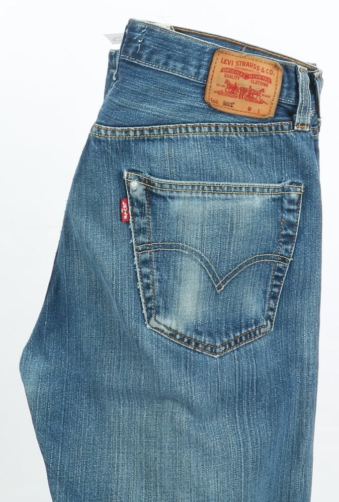 Levi's 501 Rivets 1947 Jeans Vintage Denim W32 L34 Unisex Vita Alta Limited Edition