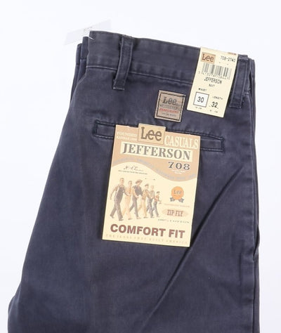 Lee Jefferson W31 L32 Blu Uomo Vita Alta Nuovo Dead Stock w/Tags