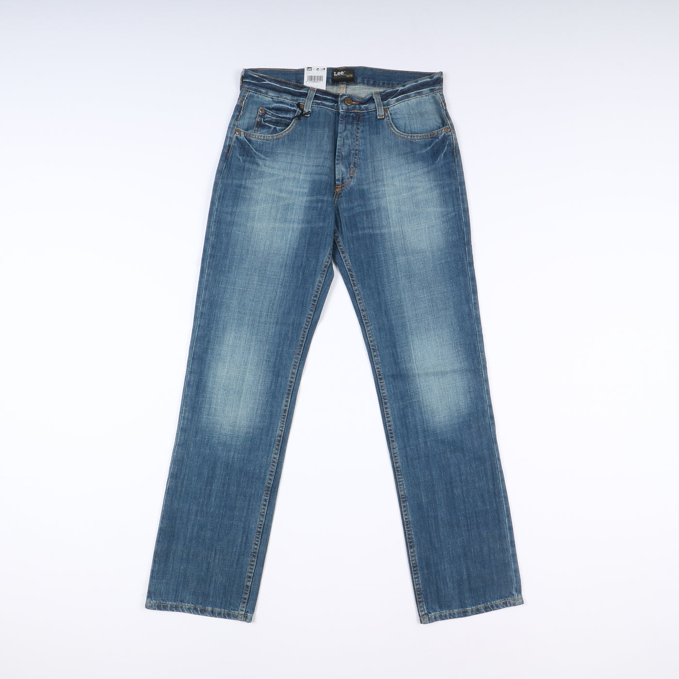 Lee Seattle Regular Fit W33 L34 Denim Uomo Vita Alta Nuovo Dead Stock w/Tags