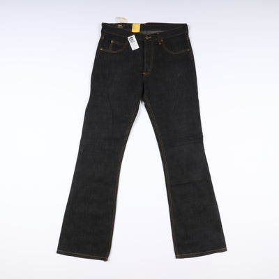Lee Denver Flare Boot Cut W33 L34 Denim Unisex Vita Alta Nuovo Dead Stock w/Tags