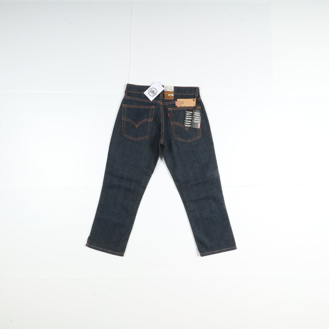 Levi's 661 Capri Pant Jeans W26 L32 Denim Donna Vita Bassa Dead Stock* w/Tags