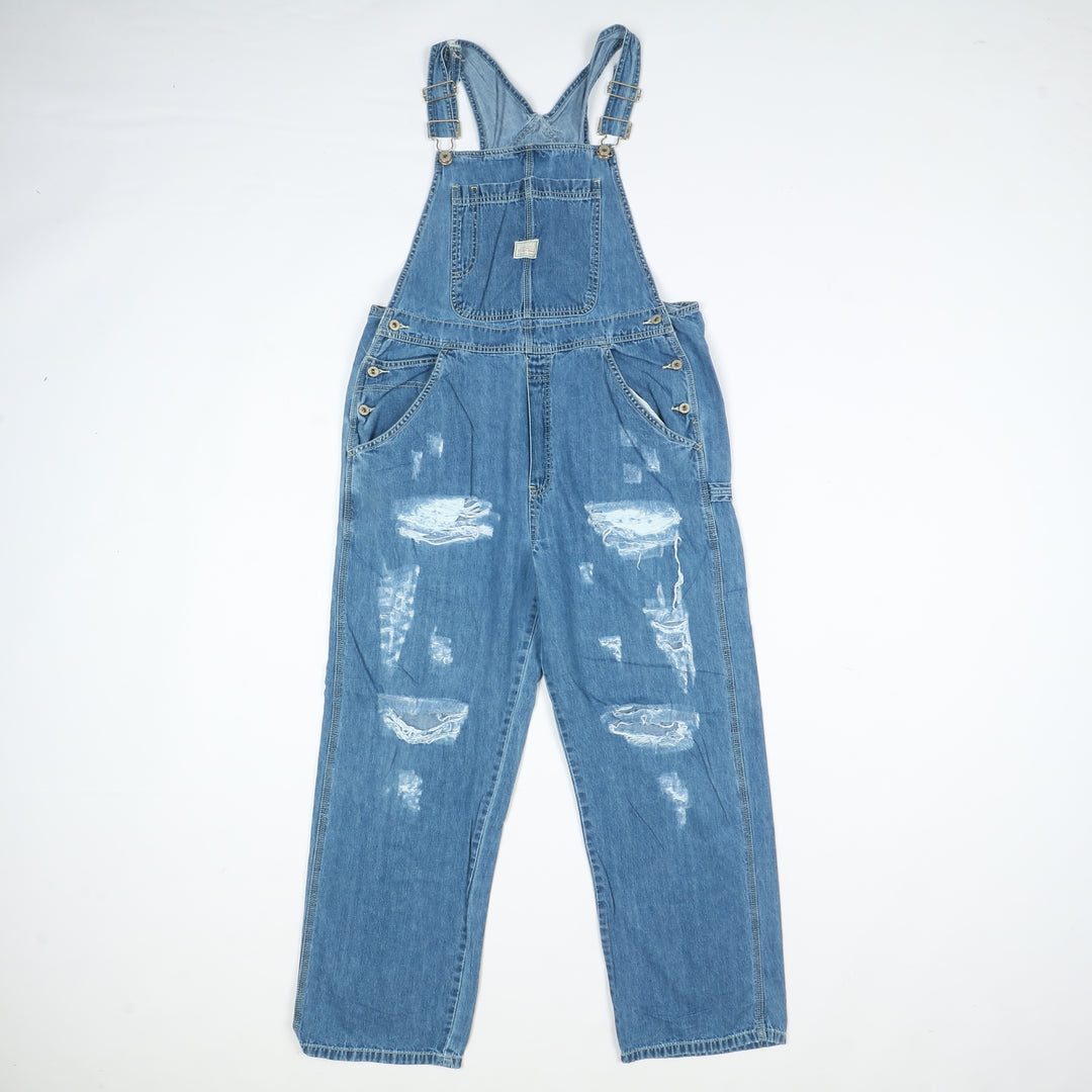 Old Navy Salopette di Jeans Denim Taglia L Unisex