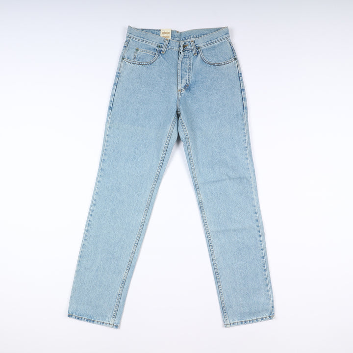 Lee Chiacago Super Stone Wash W33 L34 Denim Unisex Vita Alta Dead Stock con Cartellino